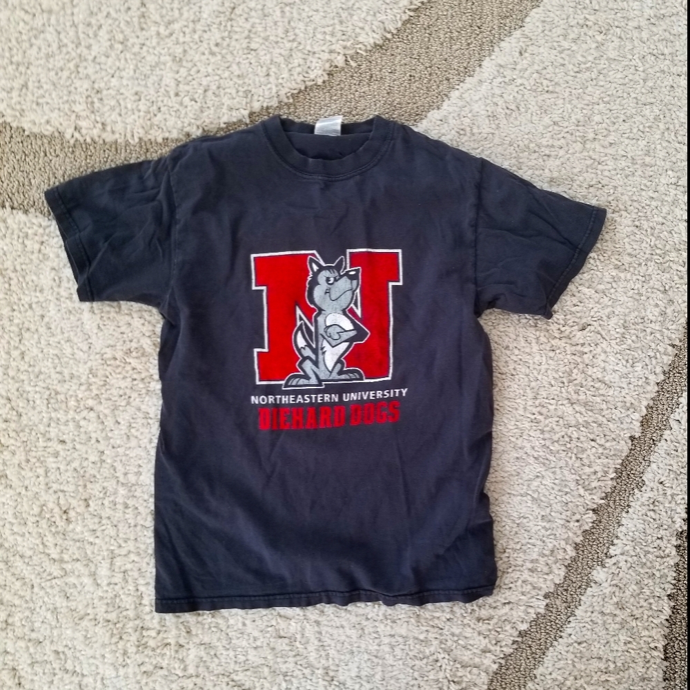 Northeastern university die hard dogs shirt